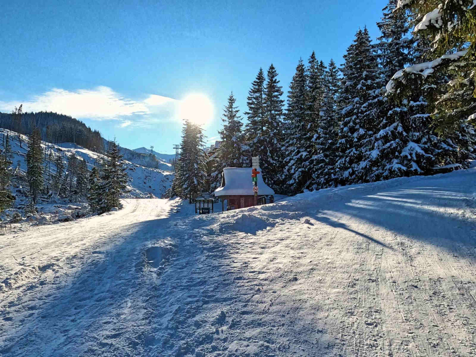 Kalatówki i Hala Kondratowa zimą (plus szlak do klasztoru Albertynów