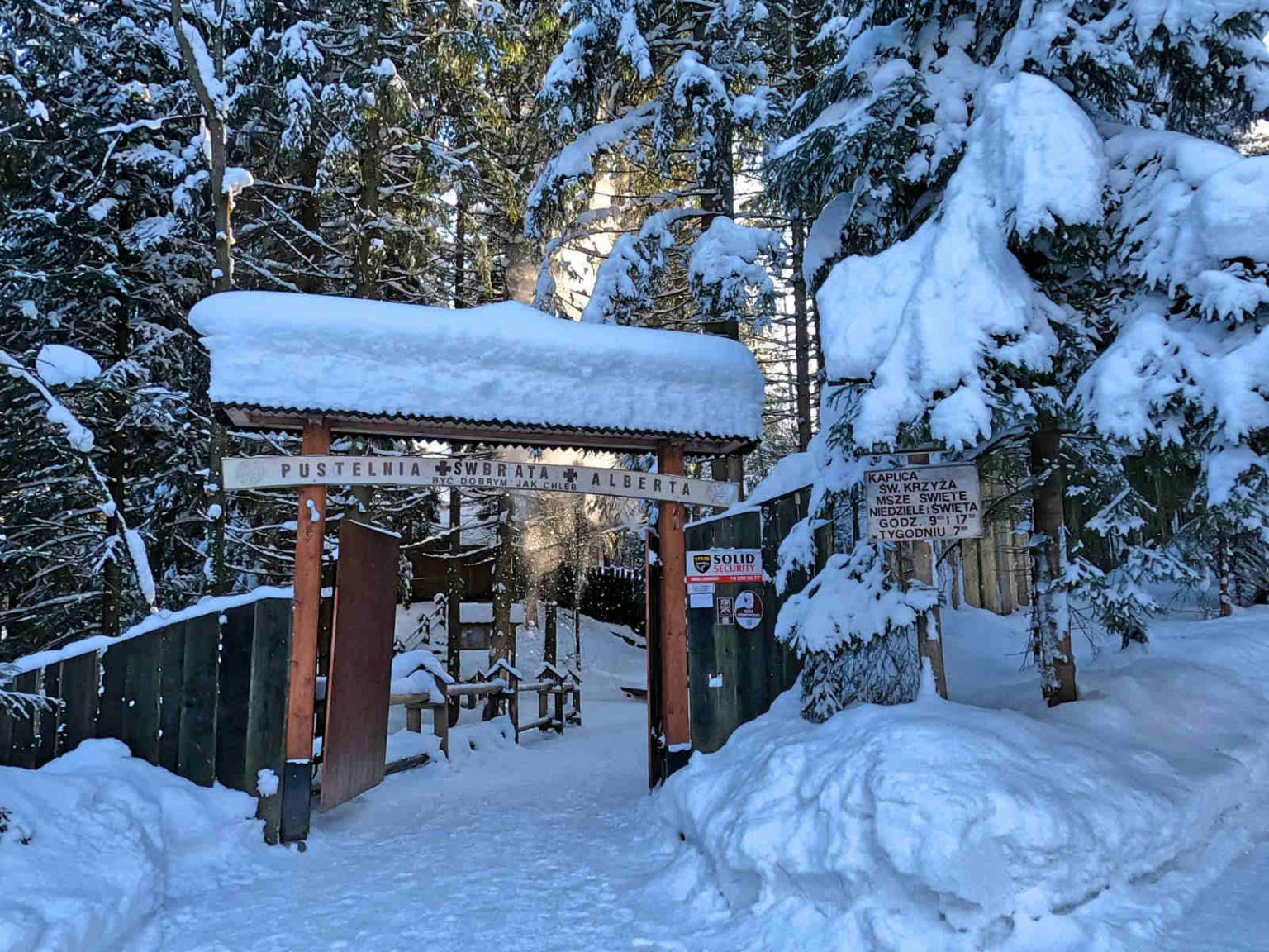 Kalatówki i Hala Kondratowa zimą (plus szlak do klasztoru Albertynów
