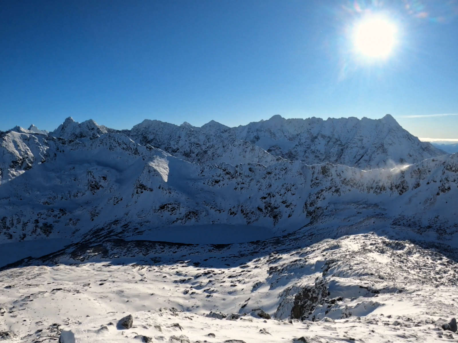 Kołowa Czuba, Zawratowa Turnia i Mały Kozi Wierch zimą ProjektyPrzygodowe